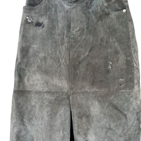 BLANKNYC Suede Leather Skirt Size 29 - Picture 3 of 6